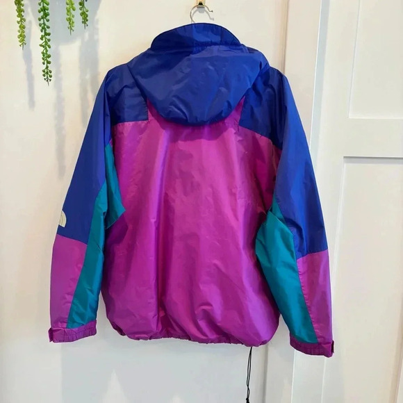 VINTAGE THE NORTH FACE PULLOVER WINDBREAKER JACKET 1990S SIZE MEDIUM MADE IN USA - Picture 6 of 14